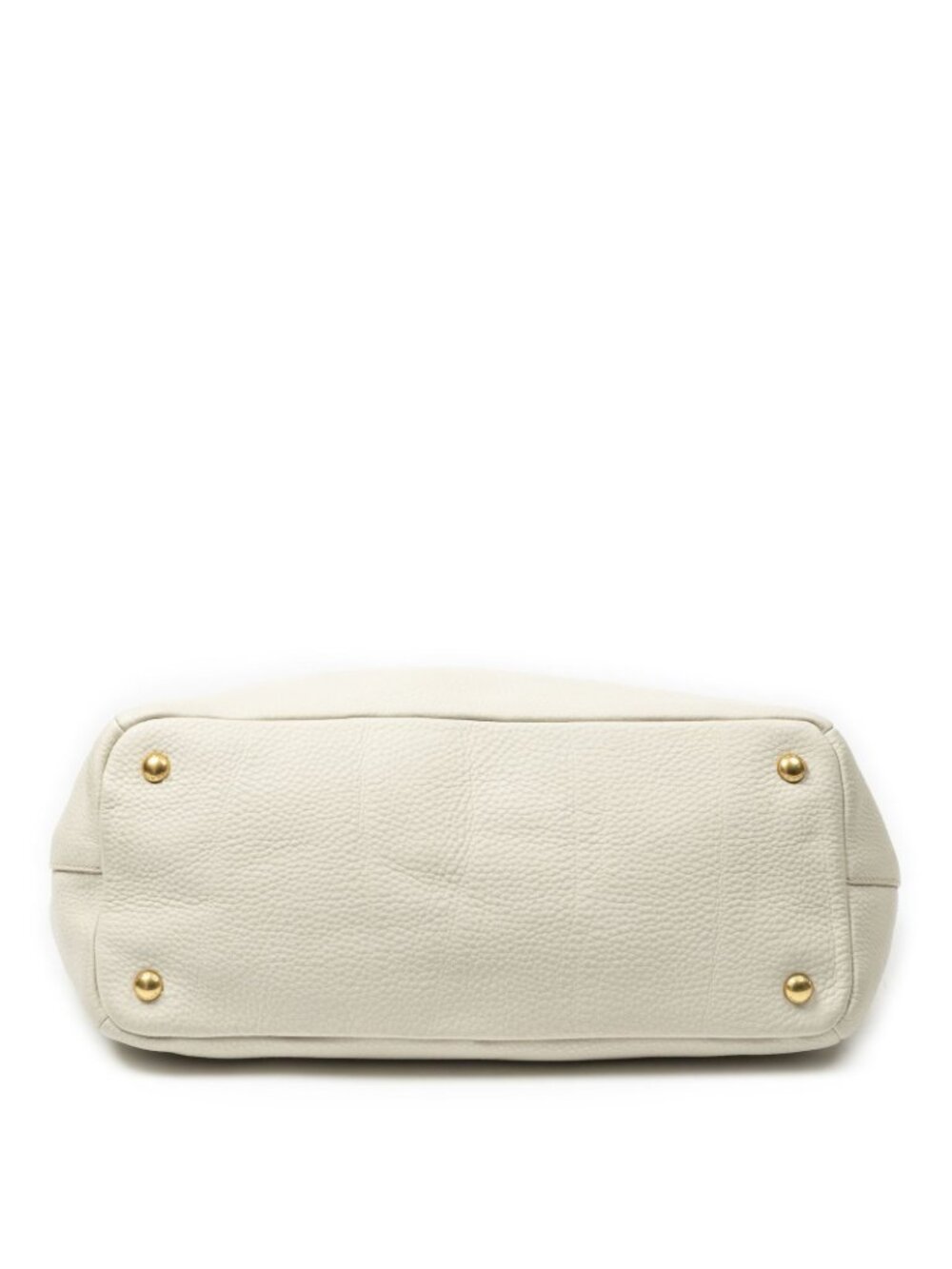Prada Convertible Snap Button Tote Ivory Vitello Daino - Picture 6 of 10